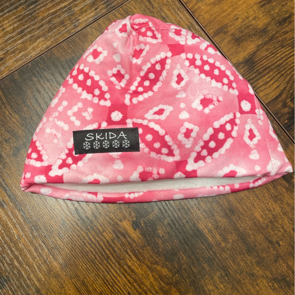 Skida Pink Lined Baby Hat
